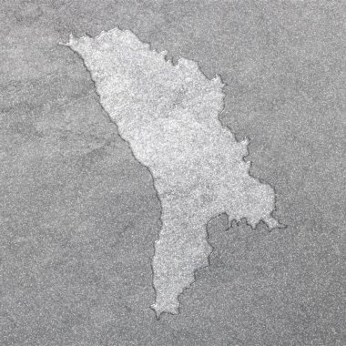 Moldova haritası, gümüş arkaplan, harita arkaplan
