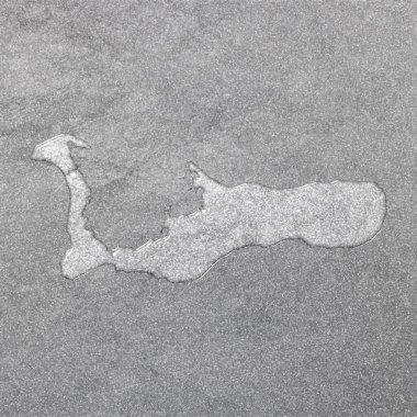 Cayman Adaları haritası, gümüş arkaplan, harita arkaplan