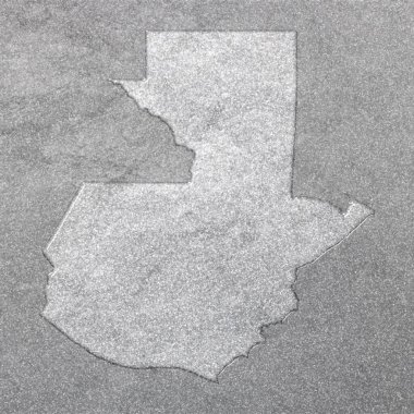 Guatemala haritası, gümüş arkaplan, harita arkaplan