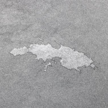 ABD Virjin Adaları haritası, gümüş arkaplan, harita arkaplan