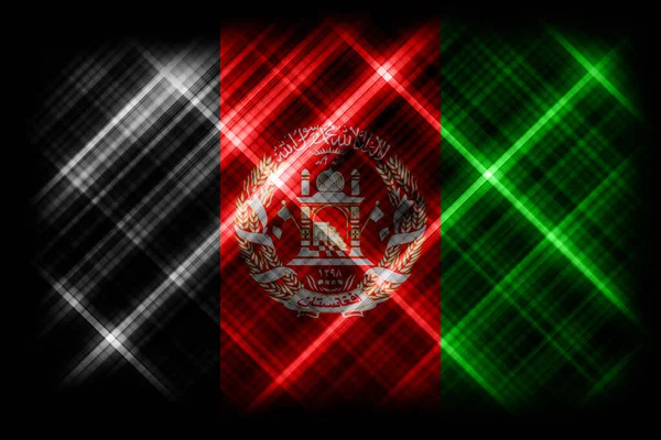 Afghanistan Vlag Nationale Vlag Moderne Vlag Achtergrond — Stockfoto