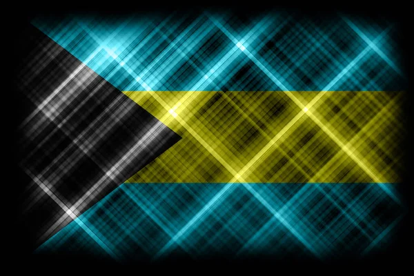 Bahamas Flagga Nationell Flagga Modern Flagga Bakgrund — Stockfoto