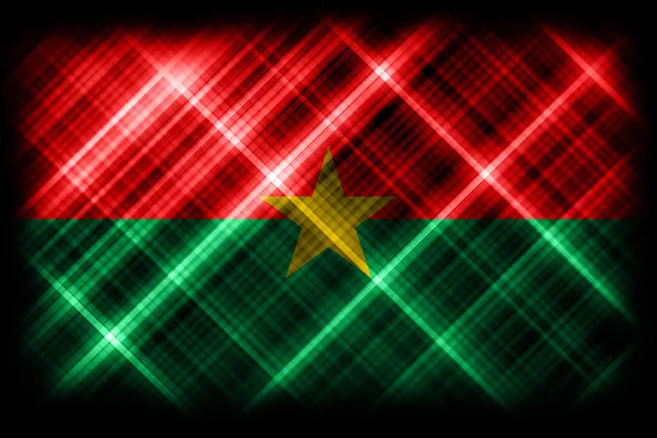 Bandiera Burkina Faso Bandiera Nazionale Sfondo Bandiera Moderna — Foto Stock