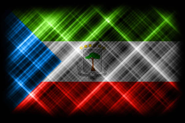 Equatorial Guinea Flag National Flag Modern Flag Background — Stock Photo, Image