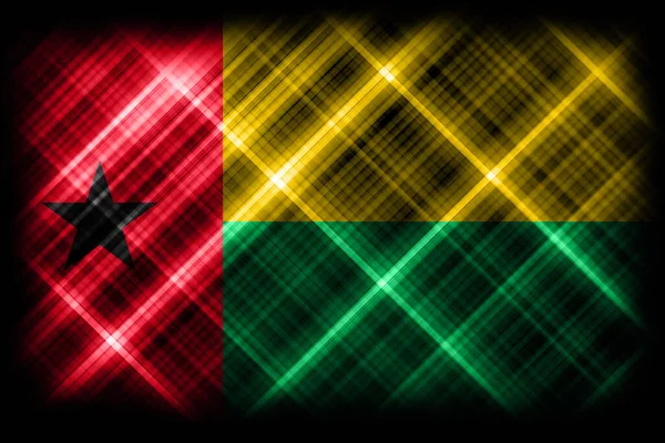 Guinea Bissau Guinea Zászló Nemzeti Zászló Modern Zászló Háttér — Stock Fotó