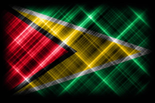 Guyana Flag National Flag Modern Flag Background — Stock Photo, Image