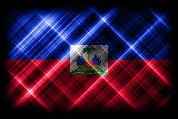 Haiti Flagga Nationell Flagga Modern Flagga Bakgrund — Stockfoto