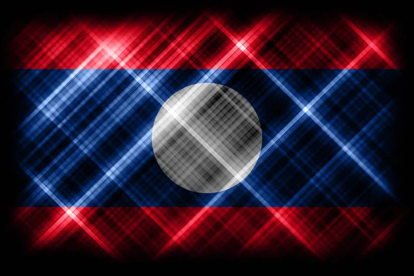 Laos Flag National Flag Modern Flag Background — Stock Photo, Image