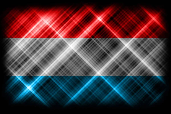 Bandeira Luxemburgo Bandeira Nacional Bandeira Moderna — Fotografia de Stock