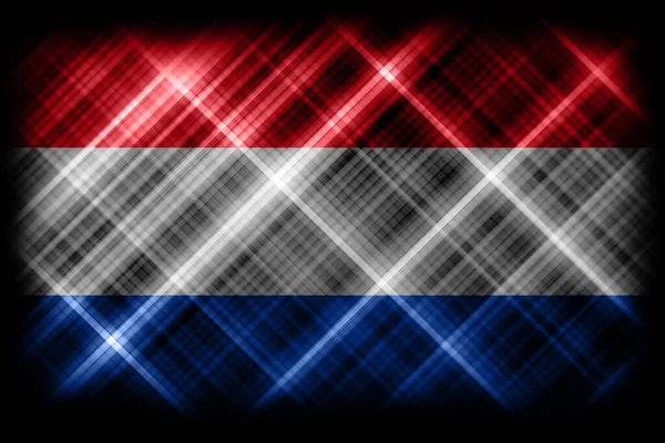 Países Bajos Bandera Bandera Nacional Fondo Moderno Bandera — Foto de Stock