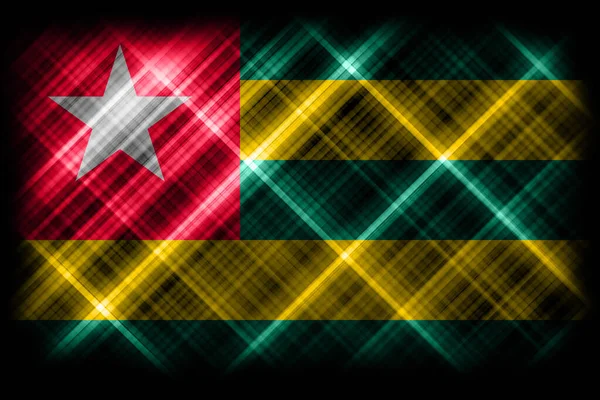 Bandeira Togo Bandeira Nacional Fundo Bandeira Moderna — Fotografia de Stock