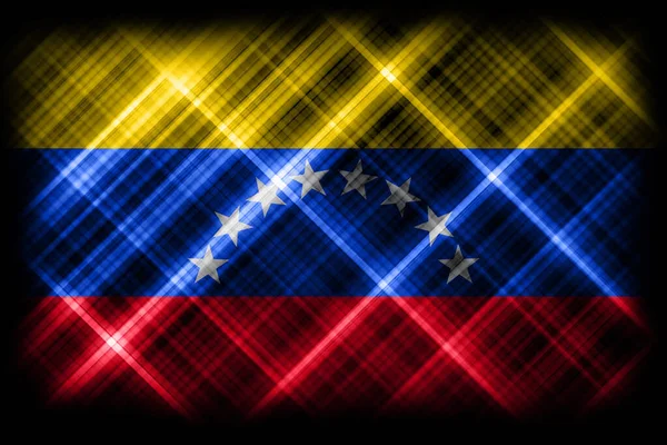 委内瑞拉国旗 现代国旗背景 — 图库照片