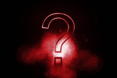 Soru işareti sembolü, soru işareti, Mavi Sembol