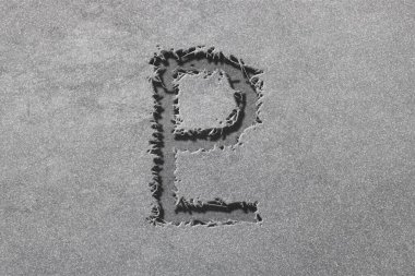 Plüton, Plüton İşareti, astroloji Plüton gezegeni, engebeli, gümüş arkaplan