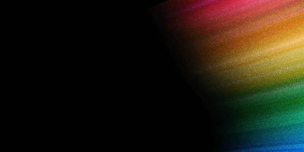 Banner Abstracto Multicolor Fondo Lujo Brillo Arco Iris Negro — Foto de Stock