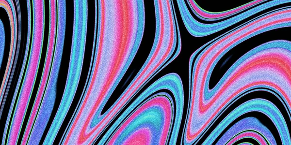五彩缤纷的流线型艺术 色彩艳丽的漩涡 旋涡的背景 — 图库照片