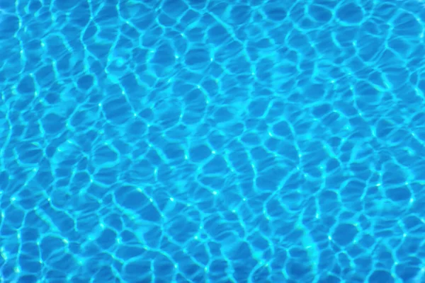 Sfondo Blu Acqua Increspata Riflessione Sole Acqua Piscina — Foto Stock