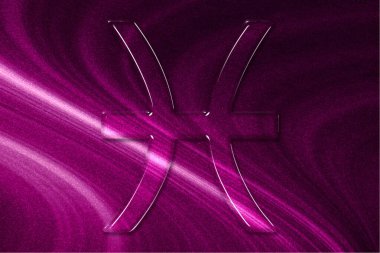 Balık burcu burcu, morumsu arka plan, burç burcu, burç burcu, burç burcu, mora burç.