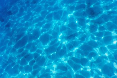 Sualtı Mavi Okyanusu, Kumlu deniz tabanı Su altı arka planı