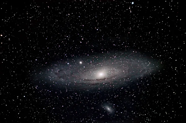 Andromeda Galaxy Night Sky Deep Space hermoso cielo nocturno — Foto de Stock