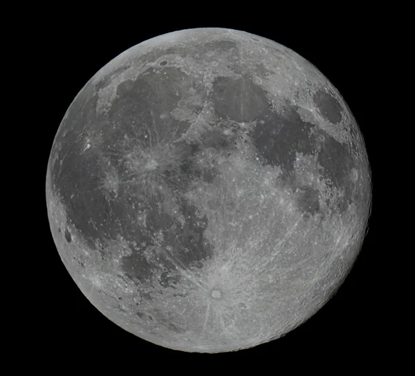 Πραγματική Full Moon όμορφο νυχτερινό ουρανό — Φωτογραφία Αρχείου