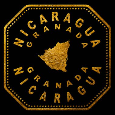Nikaragua Granada Altın Baskı Tasarımı