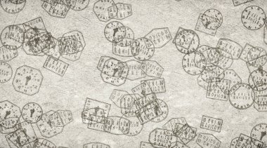 Benin Bohicon Kağıt Üzerine Damga Koleksiyonu