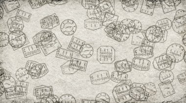 Küba Cienfuegos Kağıt Üzerine Damga Koleksiyonu