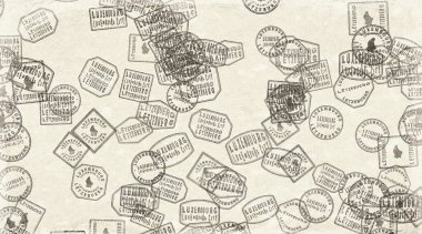 Luxembourg Luxembourg City Stamps Collection on Paper