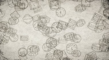 Malawi Nkhata Koyu Kağıtlara Pul Koleksiyonu