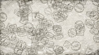 Monaco La Condamine Kağıt Üzerine Damga Koleksiyonu