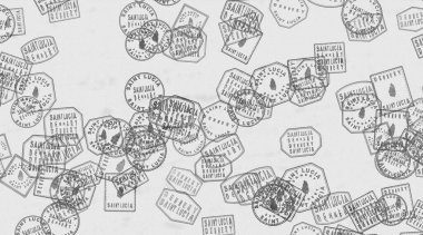 Saint Lucia Dennery Stamps Collection on Paper