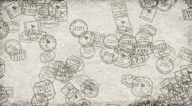 Tayland Phuket Pul Damgaları Kağıt Koleksiyonu