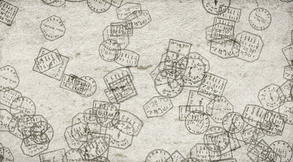 Коллекция Тель-Авивских марок Израиля на бумаге