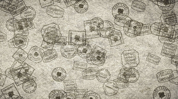 Ivory Coast Yamoussoukro Stamps Collection on Paper