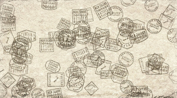 Коллекция марок Крайстчерча в Новой Зеландии