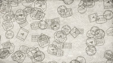 New York Yonkers Stamps Collection on Paper