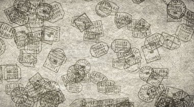 Oklahoma Broken Arrow Stamps Collection on Paper