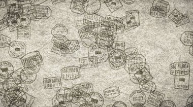 South Dakota Sioux Falls Stamps Collection on Paper