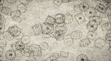 Texas Austin Stamps Collection on Paper