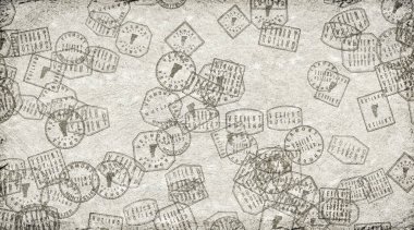 Vermont Rutland Stamps Collection on Paper