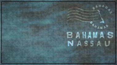 Bahamalar Nassau Posta Zarfı, Posta Damgası