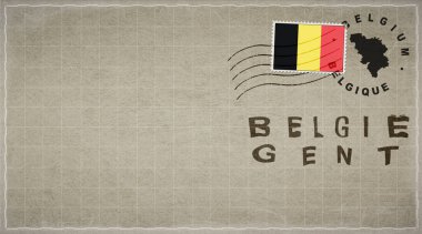 Belçika Ghent Posta Zarfı, Posta Damgası