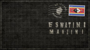 Eswatini Manzini Posta Zarfı, Posta Damgası