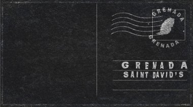 Grenada Saint Davids Posta Zarfı, Posta Damgası