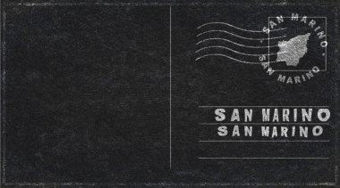 San Marino San Marino Posta Zarfı, Posta Damgası