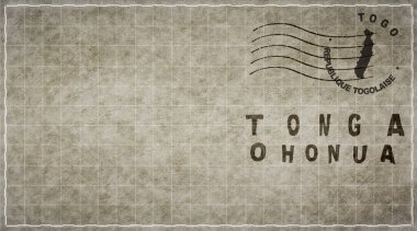 Togo Ohonua Posta Zarfı, Posta Damgası