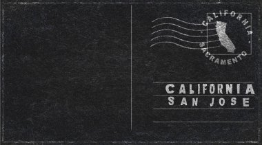 California San Jose Posta Zarfı, Posta Damgası