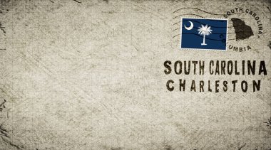 Güney Carolina Charleston Eski Posta Zarfı, Posta Damgası