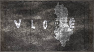 Arnavutluk Vlora Çetesi Tipografi Haritası